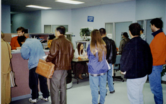 The lines begin for the Law and Medical school deadline