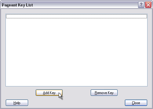 Pageant Key List