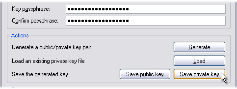 Key passphrase